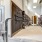 Spacious and well lit bike storage room 